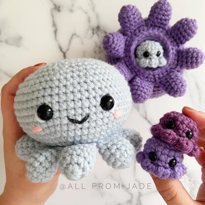 The Kawaii Octopus Family