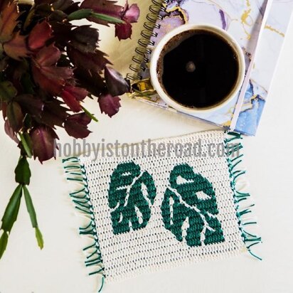 Monstera Leaves Coaster