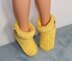 Ladies Super Chunky 2 Button Cuff Slipper Boots