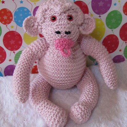 Cherry Baby Chimpanzee Nursery Toy