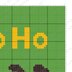 Reindeer Christmas Blanket Ho-Ho-Ho Cute Green Throw C2C CROCHET PATTERN