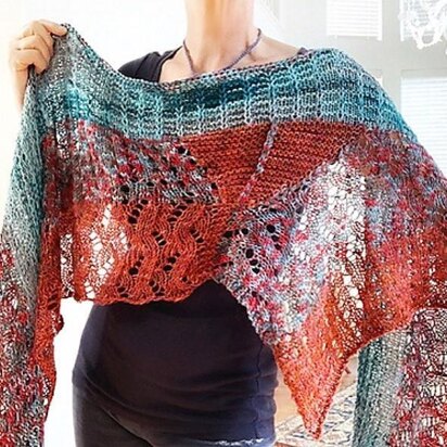 Five Wise Owls shawl