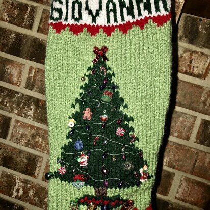 Christmas Tree Stocking