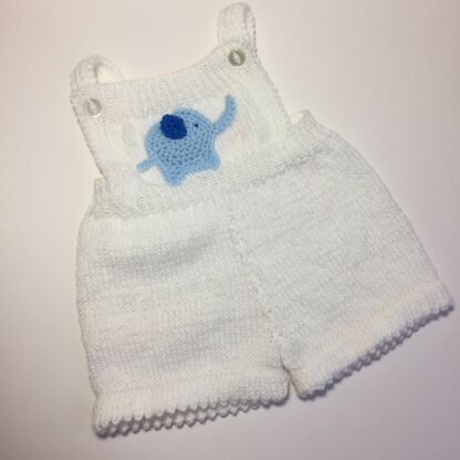 Mr. Conductor Bib Overalls Set in Cascade Cherub DK - DK285