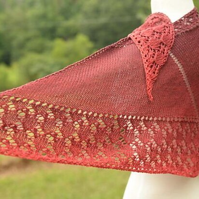 Lalima Shawlette - knitting pattern