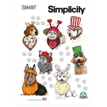 Simplicity Pet Accessories S9497 - Sewing Pattern