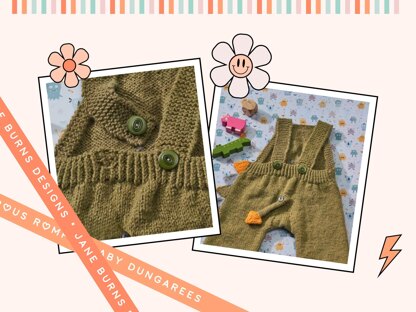 Monster Pants, Baby Dinosaur Romper Knitting Pattern