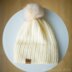 Snow Puff Ribbed Beanie & Scarf