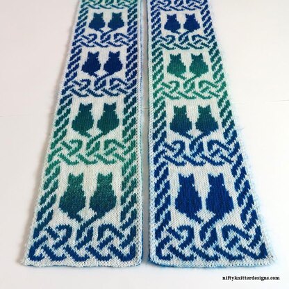 Celtic Cat Scarf