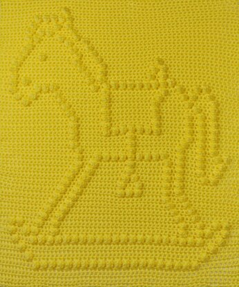 Rocking Horse Baby Blanket