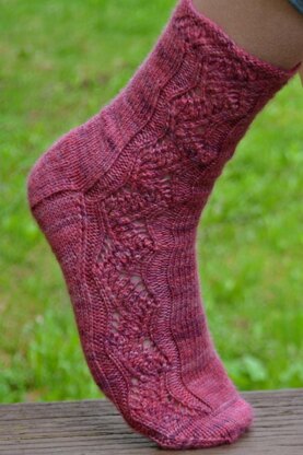 Rose Path Socks