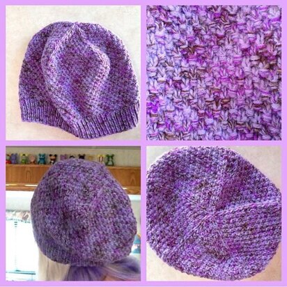 Seed stitch slouch