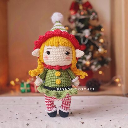 ELF Amigurumi Pattern, Carol Crochet Pattern