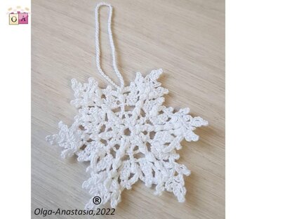 Crochet snowflake 16