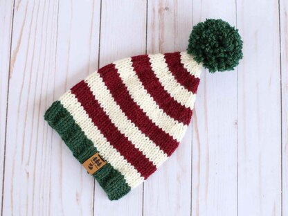 Christmas Elf Stocking Cap Hat