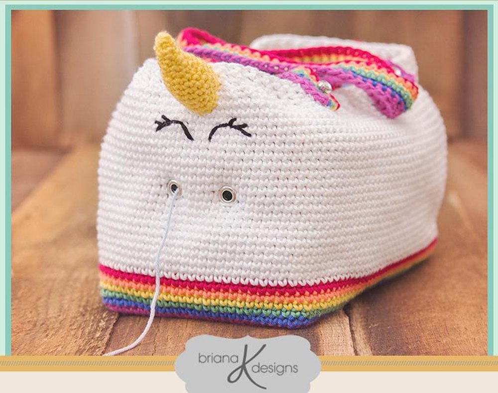 Crochet unicorn bag online pattern