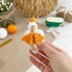 Crochet goose pattern baby rattle toy Amigurumi teether bird