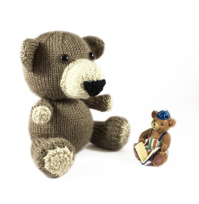 Bertie bear cub knitting pattern 19030