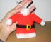 Santa sweater ornament