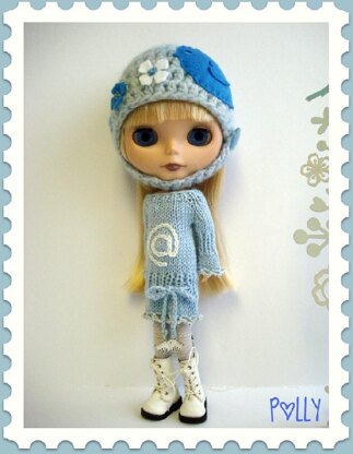 Sweet Tweets sweater dress for Blythe