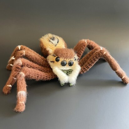 Scoot the Jumping Spider Amigurumi