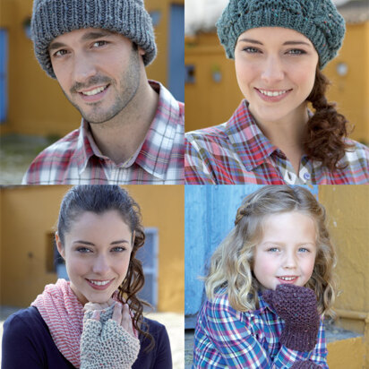 Hats and Mittens in Sirdar Click Chunky - 9625 - Downloadable PDF