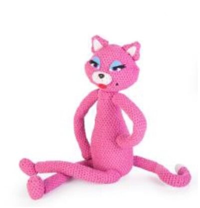 Lulu die Katze Spielzeug aus Hoooked RibbonXL
