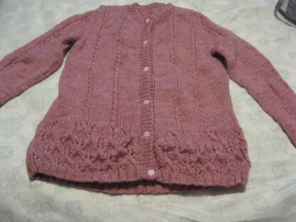 Girls lace cardigan