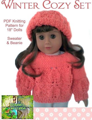 Winter Cozy Knit for AG and 18'' Dolls