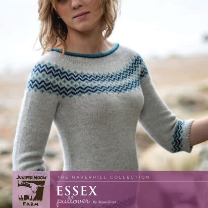 Essex Pullover in Juniper Moon Farm Herriot - Downloadable PDF