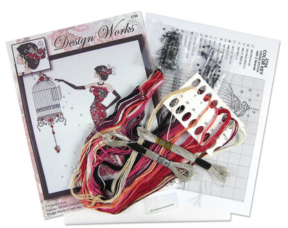 Design Works Bird Cage Cross Stitch Kit