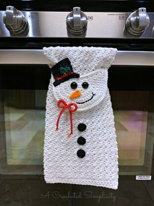 Snowman Kitchen Towel