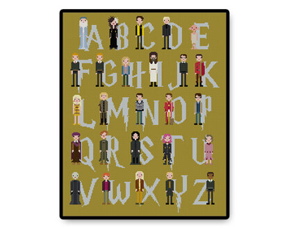 Harry Potter Alphabet - PDF Cross Stitch Pattern