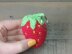 Strawberry keyring