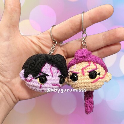 Kpop demon hunters keychains