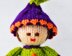 Crocus Flower Doll Knitting Pattern