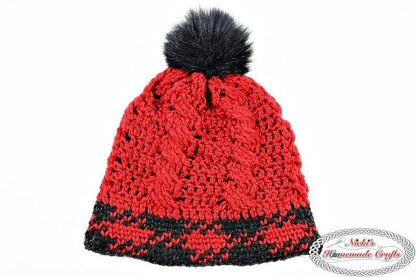 Knit-like Cable Hat