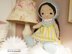 Doll Clothes, Crochet Pattern - Outfit APRIL