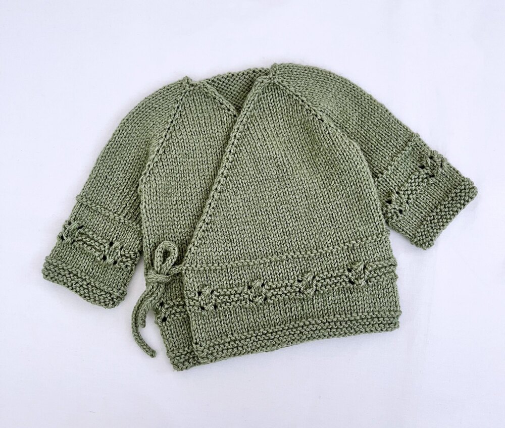 Free Knitting Patterns Easy Knit Baby Kimono Cardigan Baby Kimono Crossover  Cardigan Knitting Pattern Free Child's, image size:1000x848