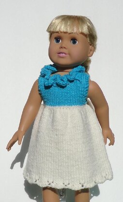 California Collection - Darling Dresses, Knitting Patterns fit American Girl and other 18-Inch Dolls