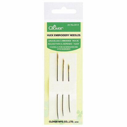 Clover Embroidery Needles Sizes - Huck Embroidery
