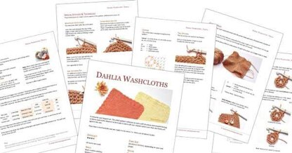Dahlia Washcloths
