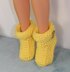 Ladies Super Chunky 2 Button Cuff Slipper Boots