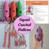Squid Crochet Pattern