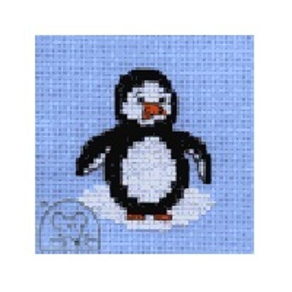 Mouseloft Stitchlets - Penguin Cross Stitch Kit - 64mm