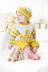 Baby Play Suit, Cardigan, Sweater, Hat and Shorts in King Cole Cottonsoft - 6022 - Leaflet