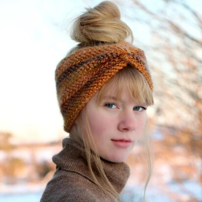 Herringbone Twist Ear Warmer