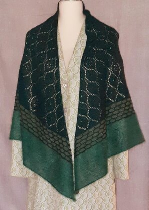 JEWELS Emeralds Shawl