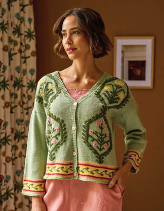 Impressions Four Knitting Patterns in Morris DK by Debbie Bliss & Chloé Elizabeth Birch
