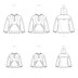Simplicity Unisex Top Sized for Children, Teens, and Adults S9481 - Sewing Pattern